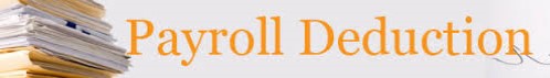 PaymentOption Payroll Deduction