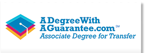 A degree with a guarantee logo