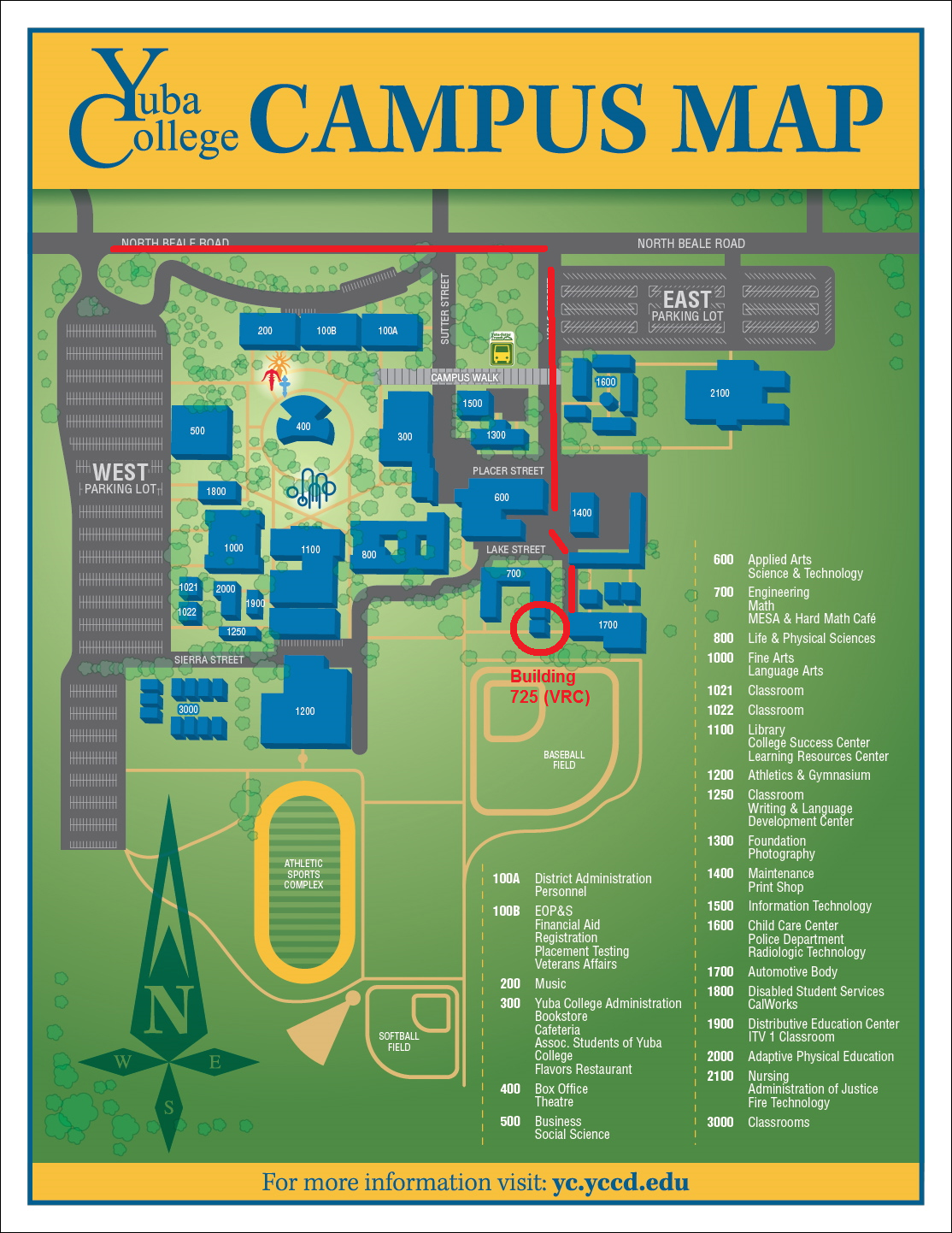 City College Campus Map