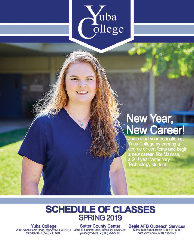 2019 Spring Schedule of Classes LOW RES | Yuba College