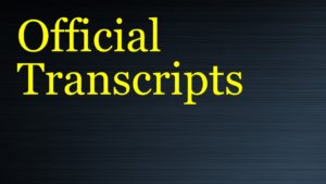 Link to Ordering Official Transcripts
