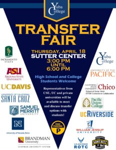 Transfer Fair flyer 4 18 2109