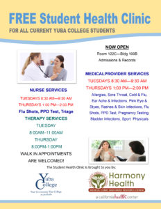 student health clinic hours