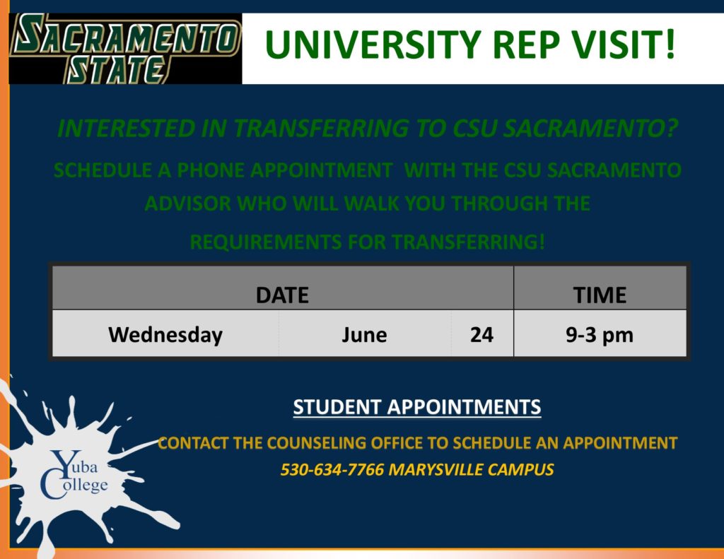 Transfer To CSU Welcome To Yuba College