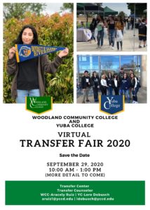 Virtual Transfer Fair Save the Date