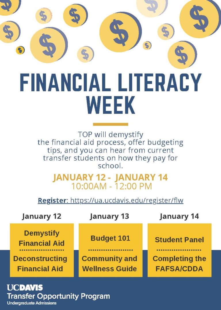 UCD Financial Literacy Week Yuba College