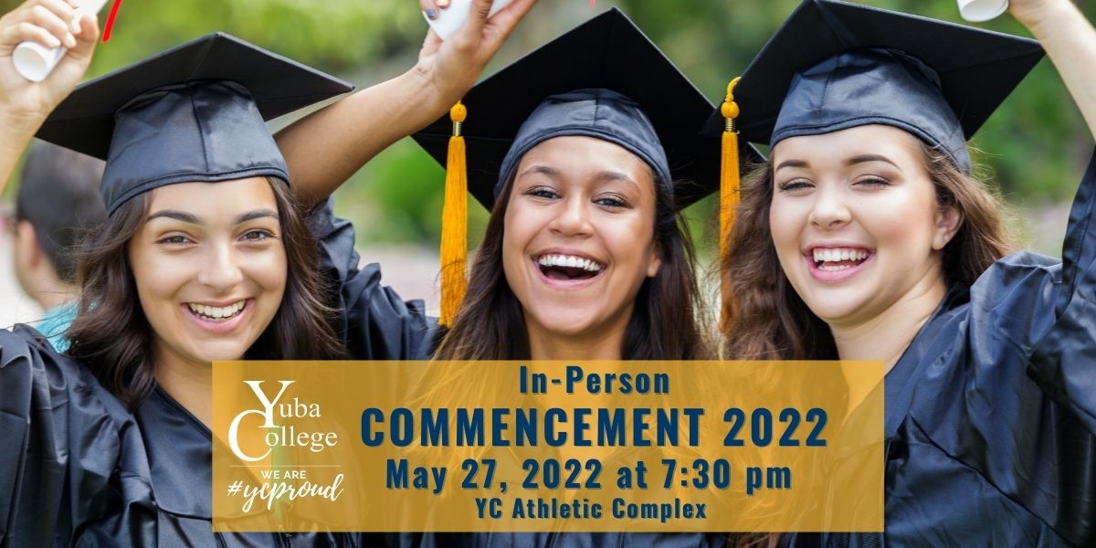 Commencement 2022 is on May 27