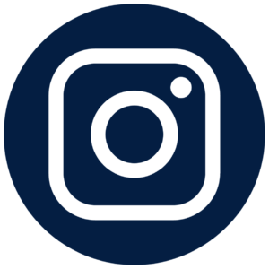 dark blue instagram logo, link to Yuba College Instagram page