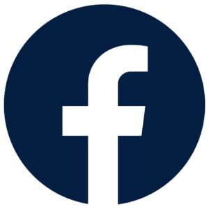 Dark blue facebook logo, link to Yuba College Tutoring facebook page